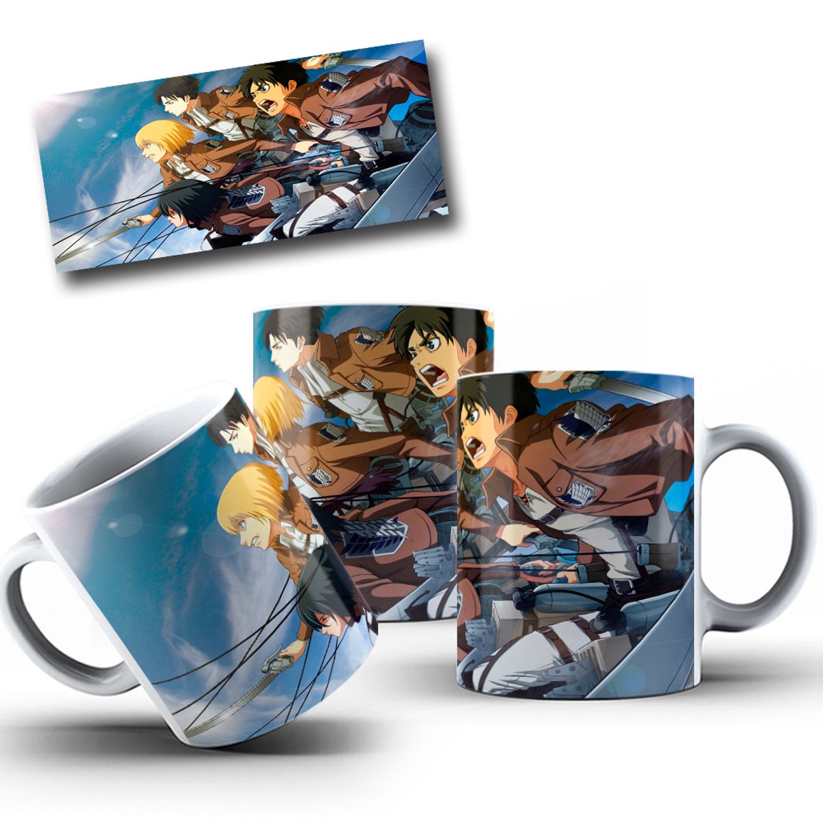 Nome do produto: Caneca: Attack on Titan