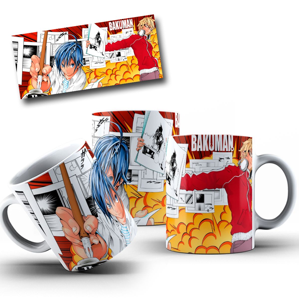 Nome do produto: Caneca: Moritaka Mashiro | Bakuman