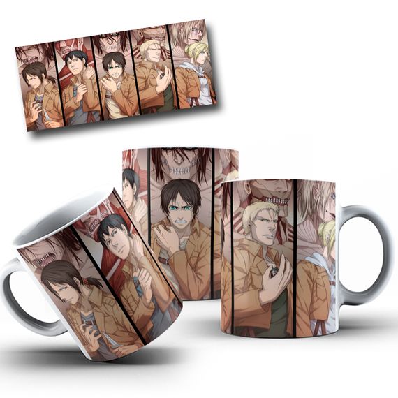 Caneca: Attack on Titan