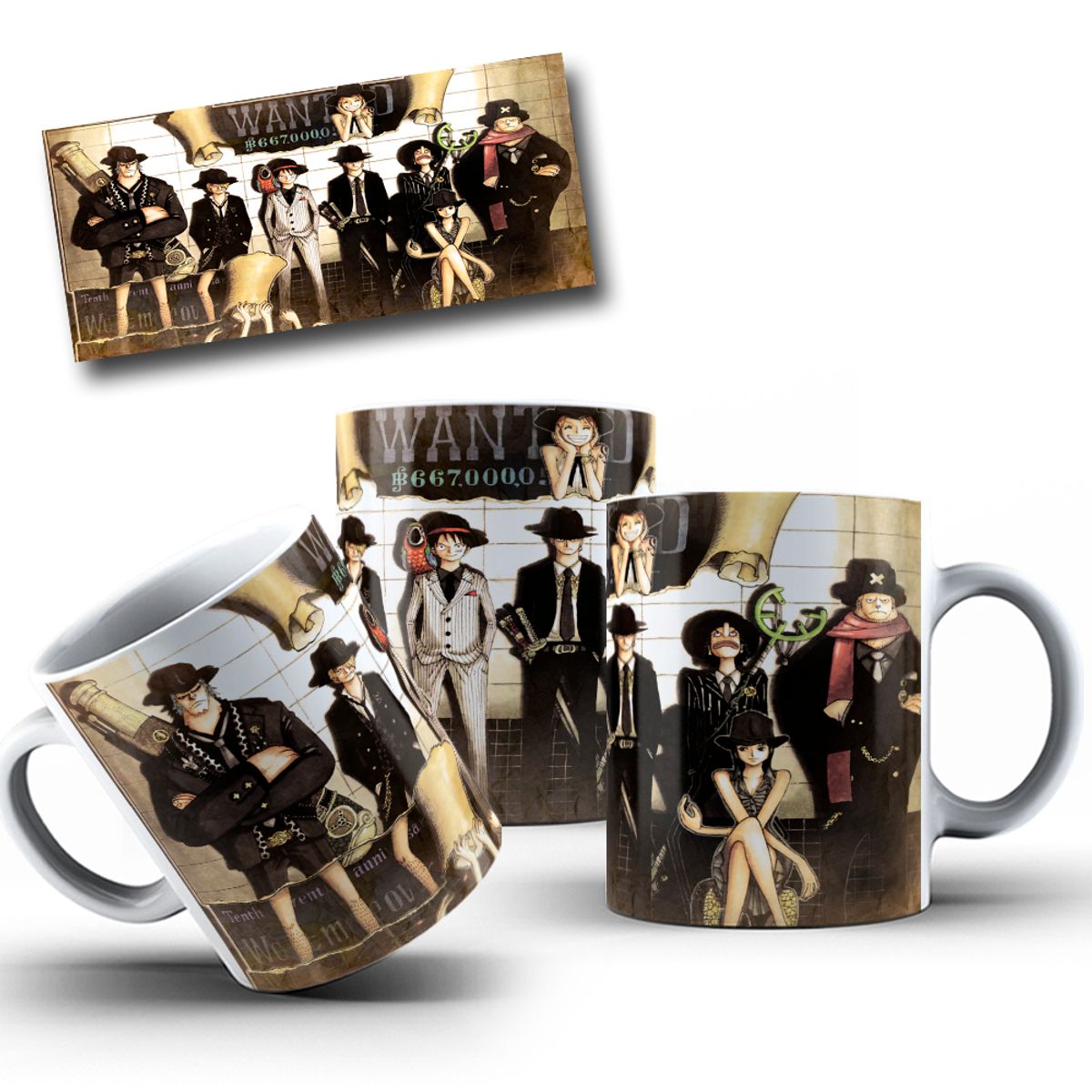 Nome do produto: Caneca: Mugiwaras | One Piece