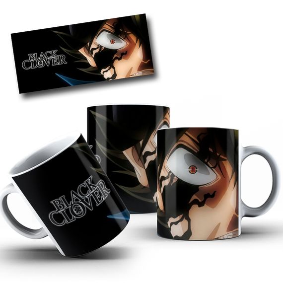 Caneca: Asta forma negra (Black Clover)