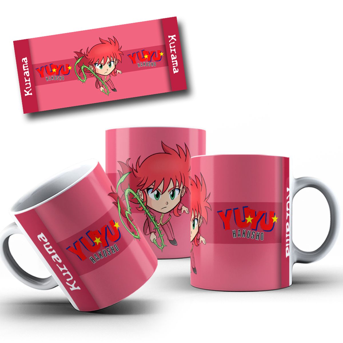 Nome do produto: Caneca: Kurama Youko | Yu Yu Hakusho