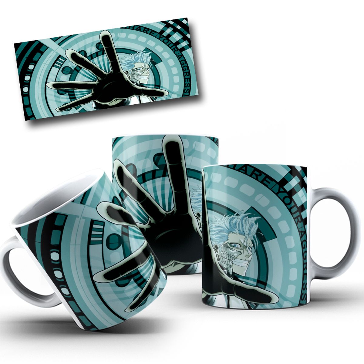 Nome do produto: Caneca: Grimmjow Jaegerjaquez | Bleach