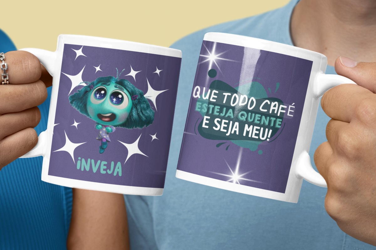 Nome do produto: Caneca - Inveja - Divertida Mente