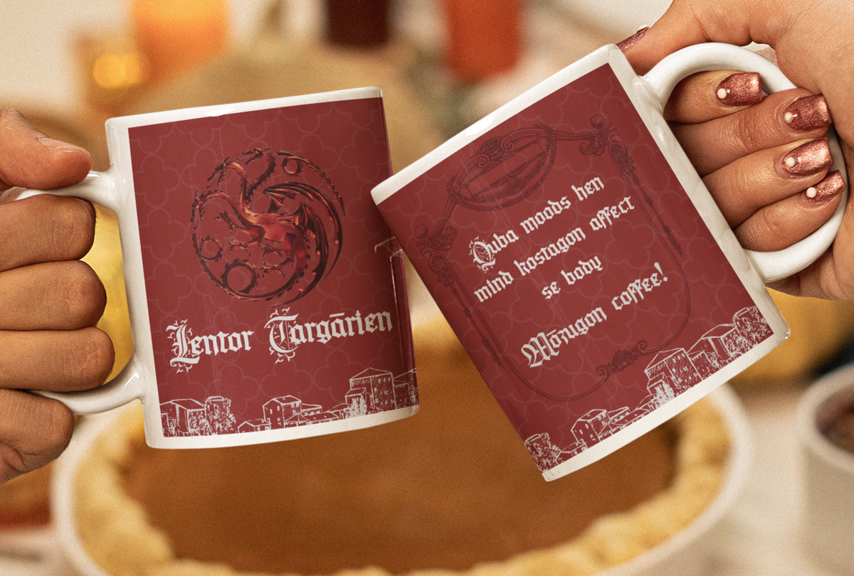 Nome do produto: Caneca - Targaryen - Beba Café