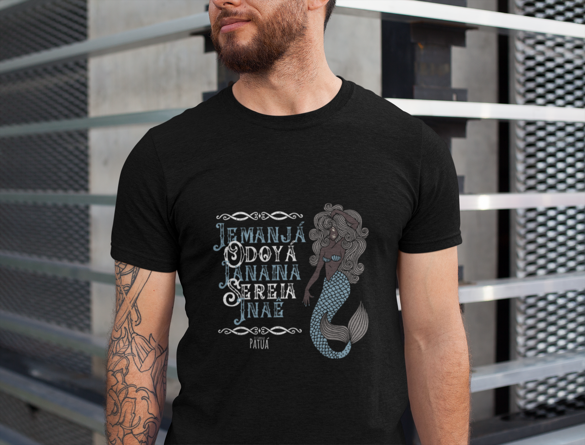 Nome do produto: Coleção Ponto Cantado - T-Shirt Classic Iemanjá