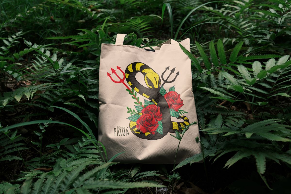 Nome do produto: Coleção Símbolos & Elementos - Ecobag Pombogira