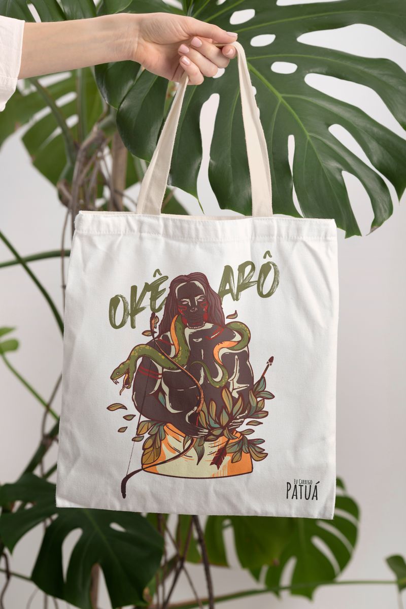 Nome do produto: Coleção Orixás & Entidades - Ecobag Oxóssi