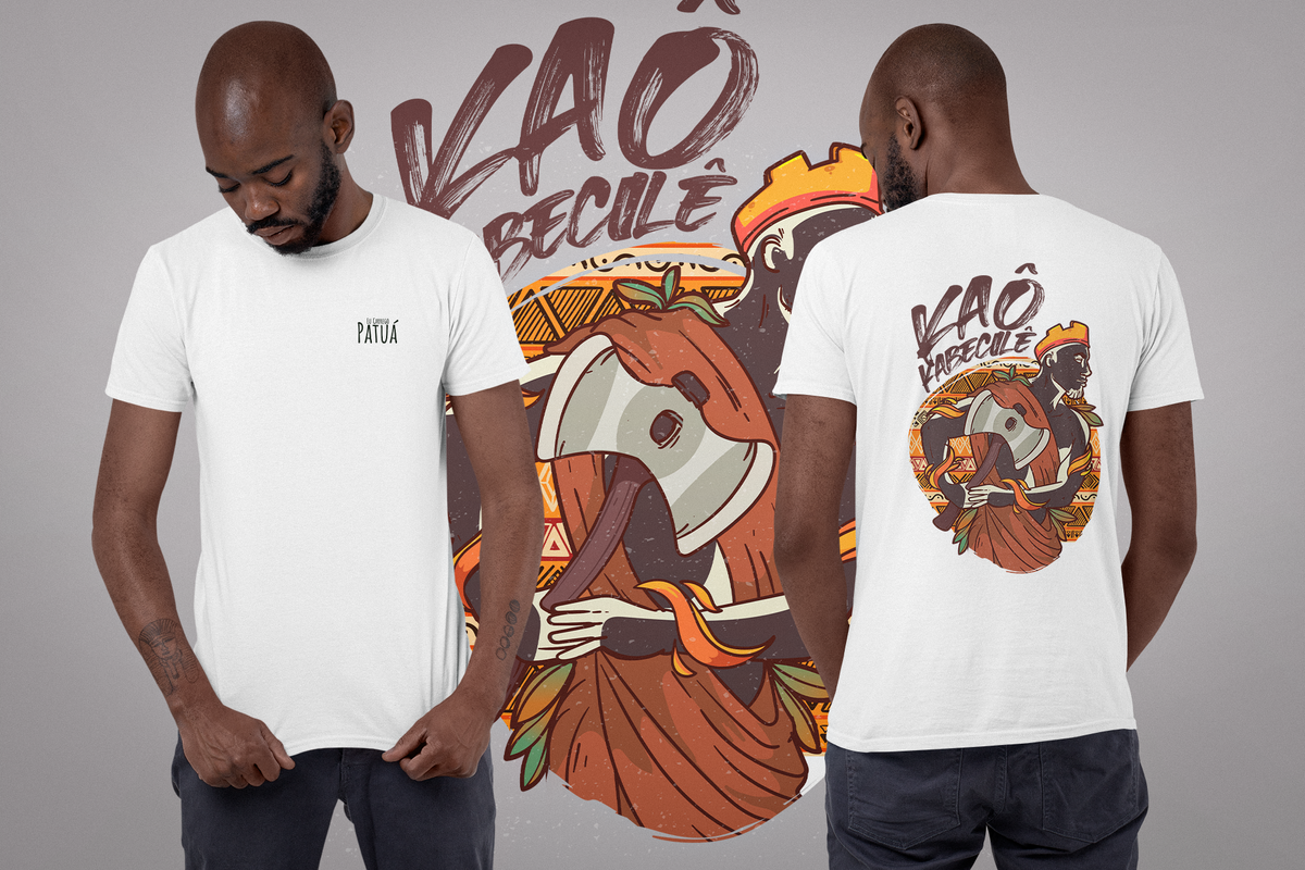 Nome do produto: Coleção Orixás & Entidades - T-Shirt Classic Frente & Verso Xangô