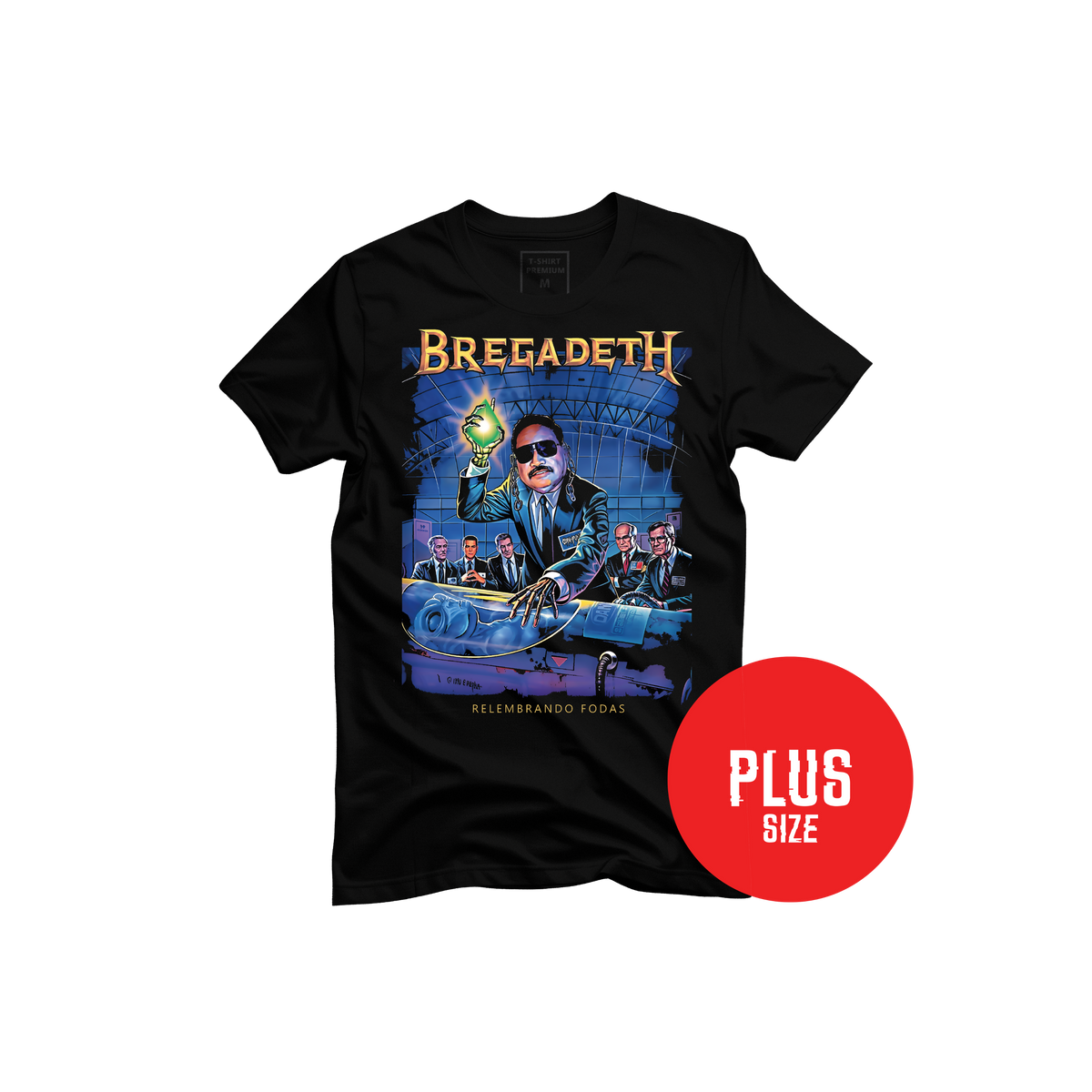 Nome do produto: Camiseta Bregadeth Plus-Size
