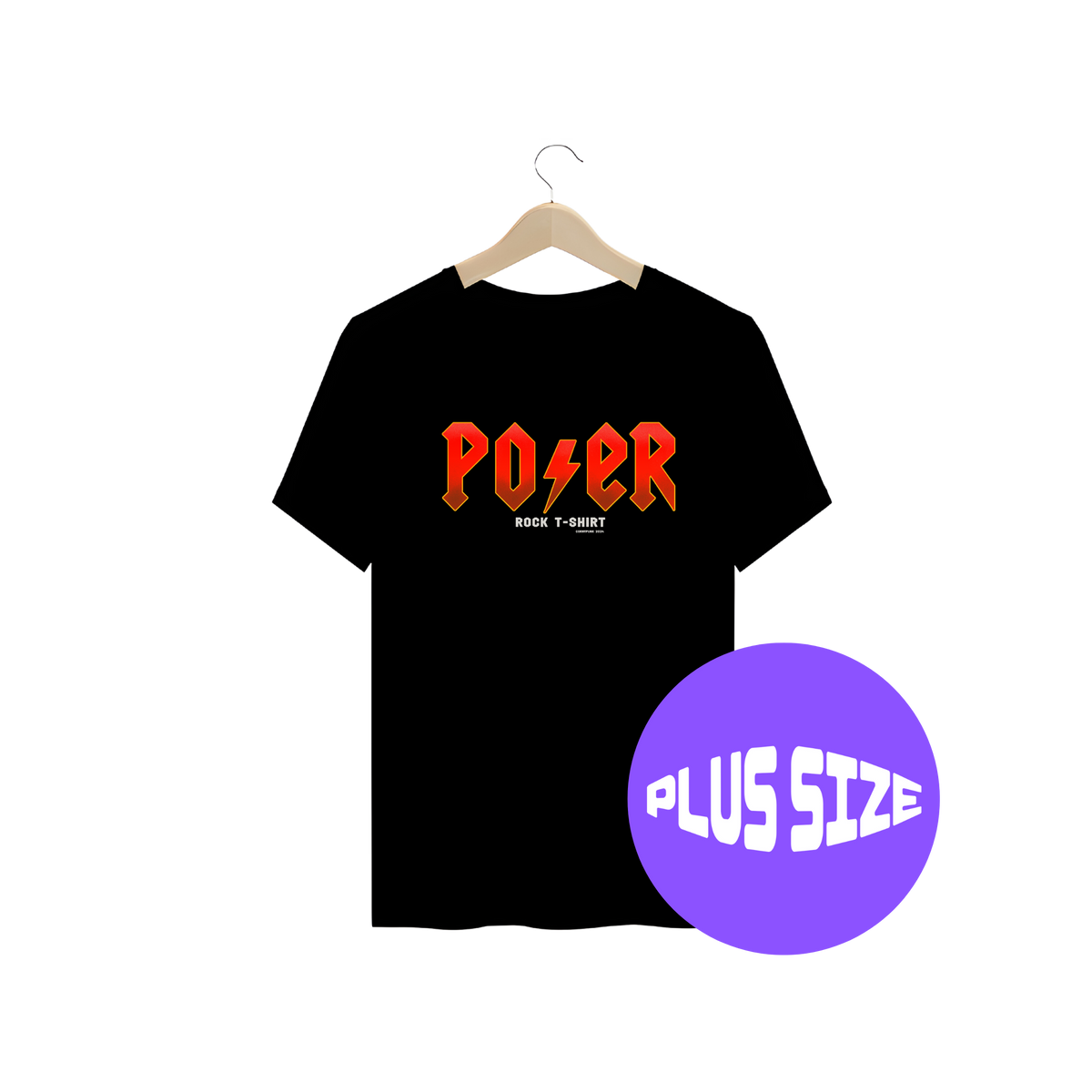 Nome do produto: Camiseta Poser - Plus size