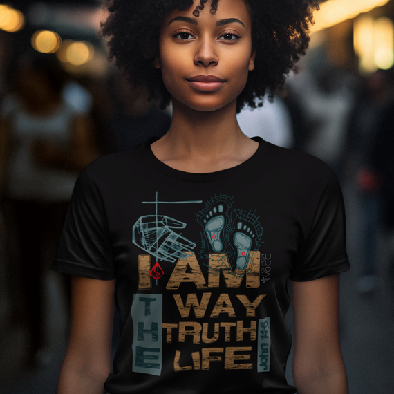 CAMISETA I am the way the truth and the life - John 14:6 (Camiseta Feminina)
