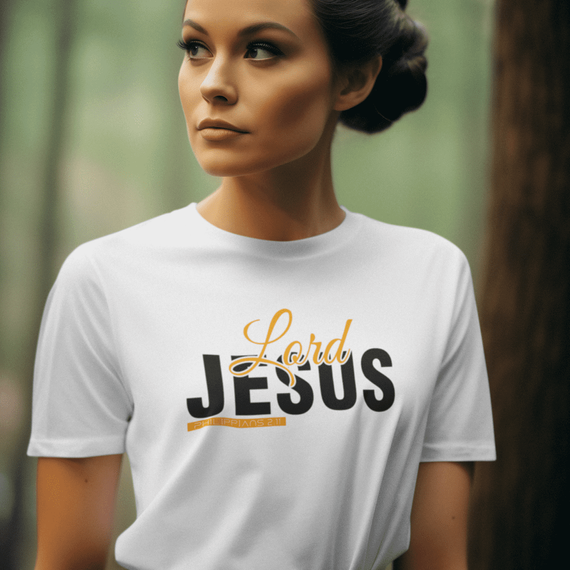 CAMISETA Lord Jesus (Camiseta Feminina)