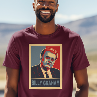 CAMISETA Billy Graham - Pop Art - (Camiseta Masculina)