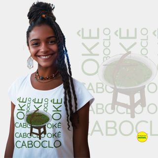 Nome do produtoCamisa Personalizada Okê Caboclo By Cruelinee 100% Algodão Fio 30.1