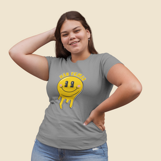 Nome do produtoT-Shirt Plus Size Unissex Emoji | Coleção Não Temas
