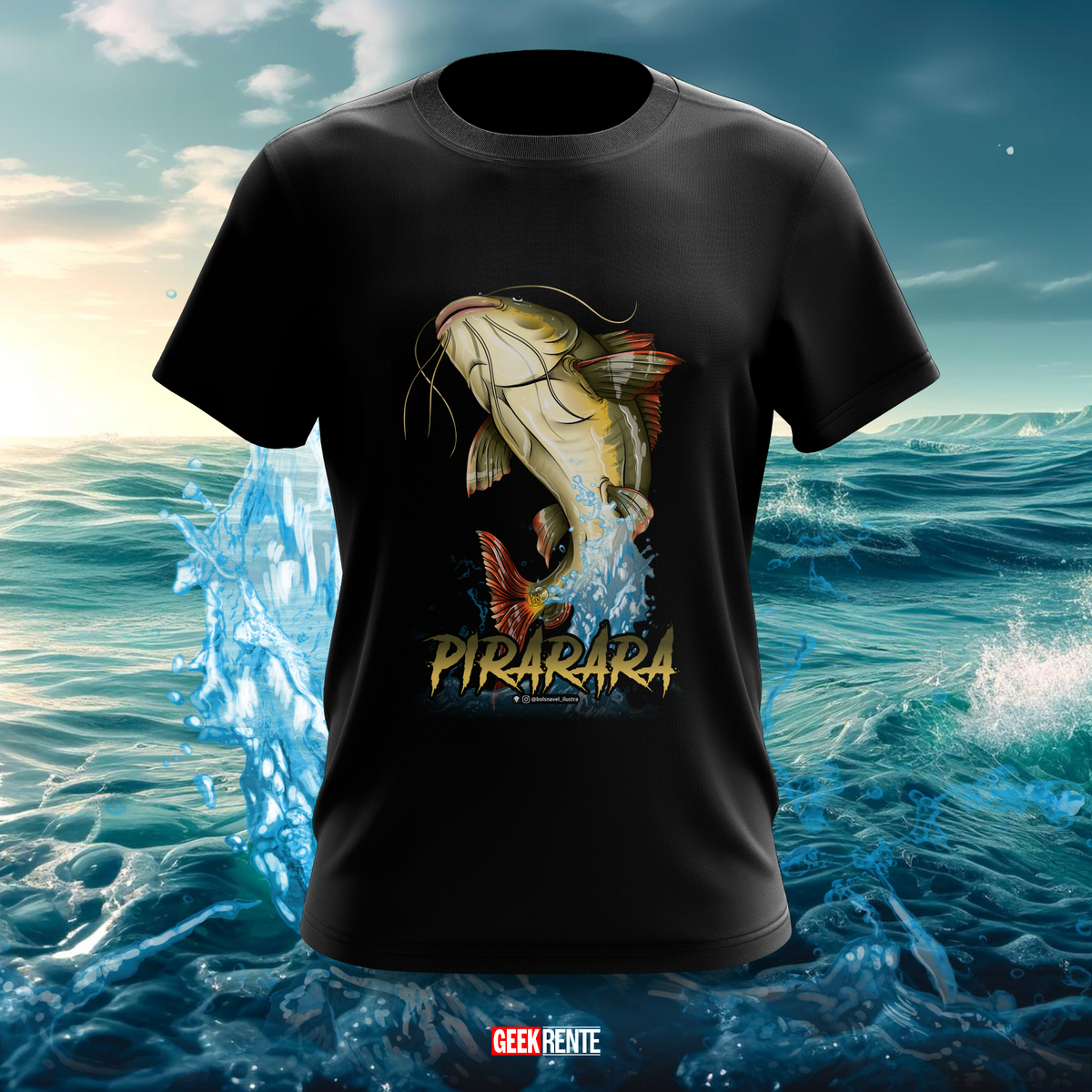 Nome do produto: Camiseta PEIXE PIRARARA #1