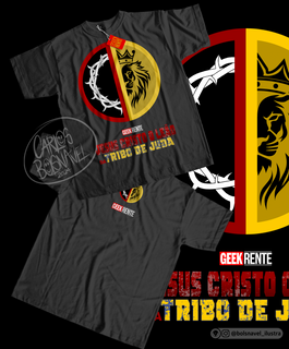 Nome do produtoCamiseta Masculina DEADPOOL & WOLVERINE - JESUS CRISTO LEÃO DA TRIBO DE JUDÁ