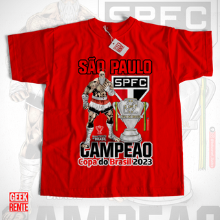 Camiseta Masculina SÃO PAULO CAMPEÃO DA COPA DO BRASIL 2023