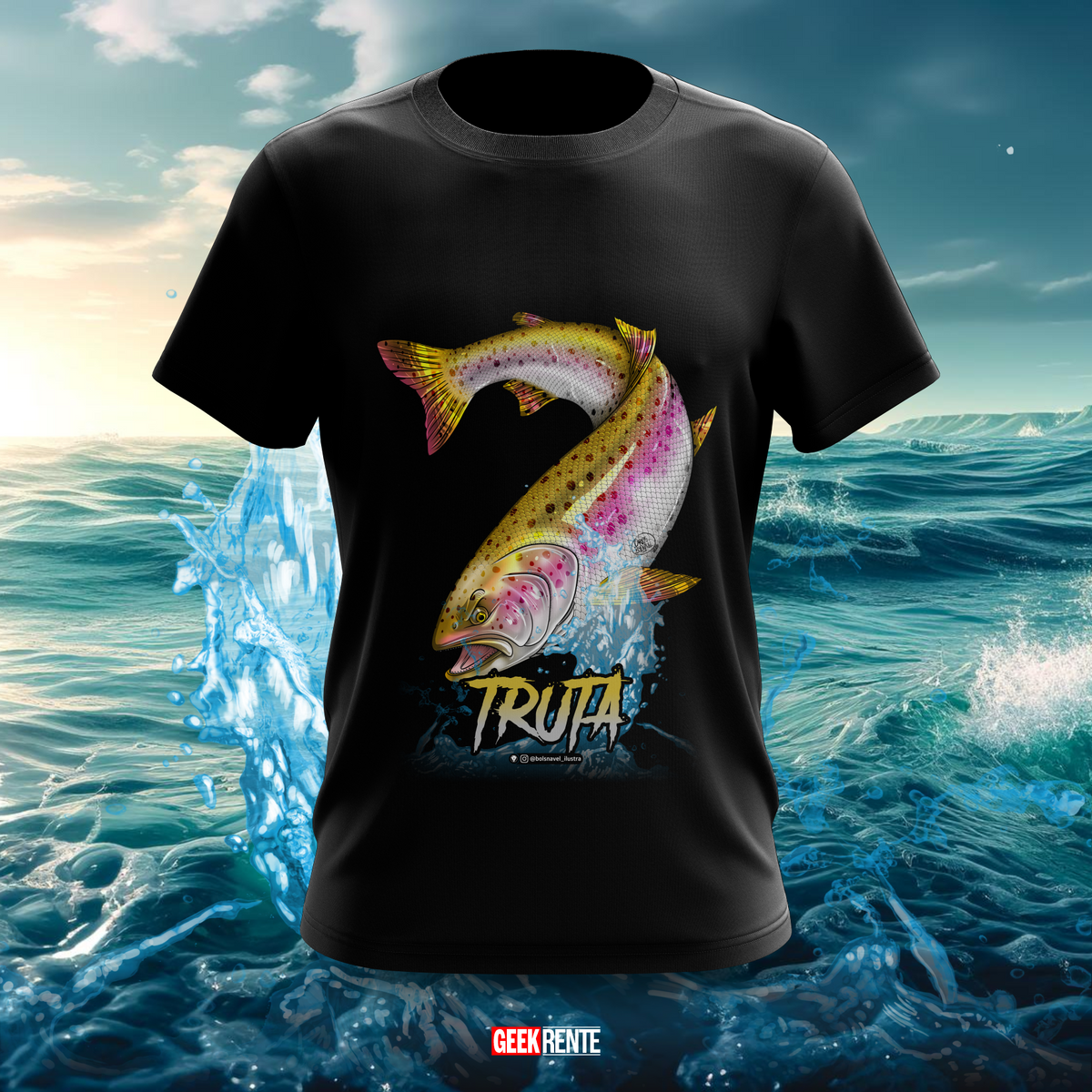 Nome do produto: Camiseta PEIXE TRUTA #1