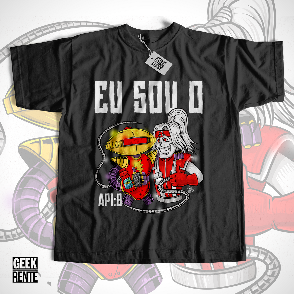 Nome do produto: Camiseta Masculina EU SOU O ALFA E O ÔMEGA