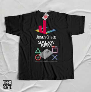 Nome do produtoCamiseta Masculina JESUS SALVA SEM MEMORY CARD