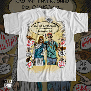 Nome do produtoCamiseta Masculina - Não me envergonho do Evangelho