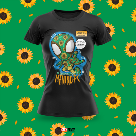 Camiseta Faminina Especial O ESPETACULAR MENINO PC