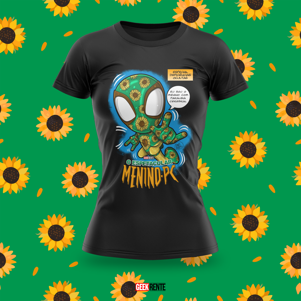 Nome do produto: Camiseta Faminina Especial O ESPETACULAR MENINO PC