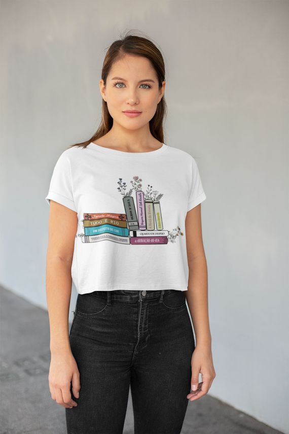 Camiseta Cropped Biblioteca Nacional