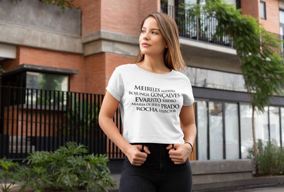 Camiseta Cropped Autoras Brasileiras