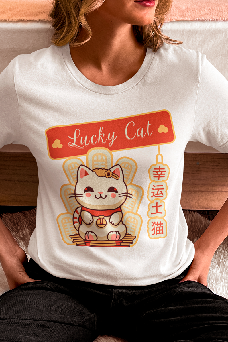 Nome do produto: Lucky Cat - Camiseta