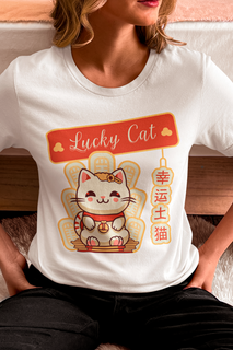 Nome do produtoLucky Cat - Camiseta