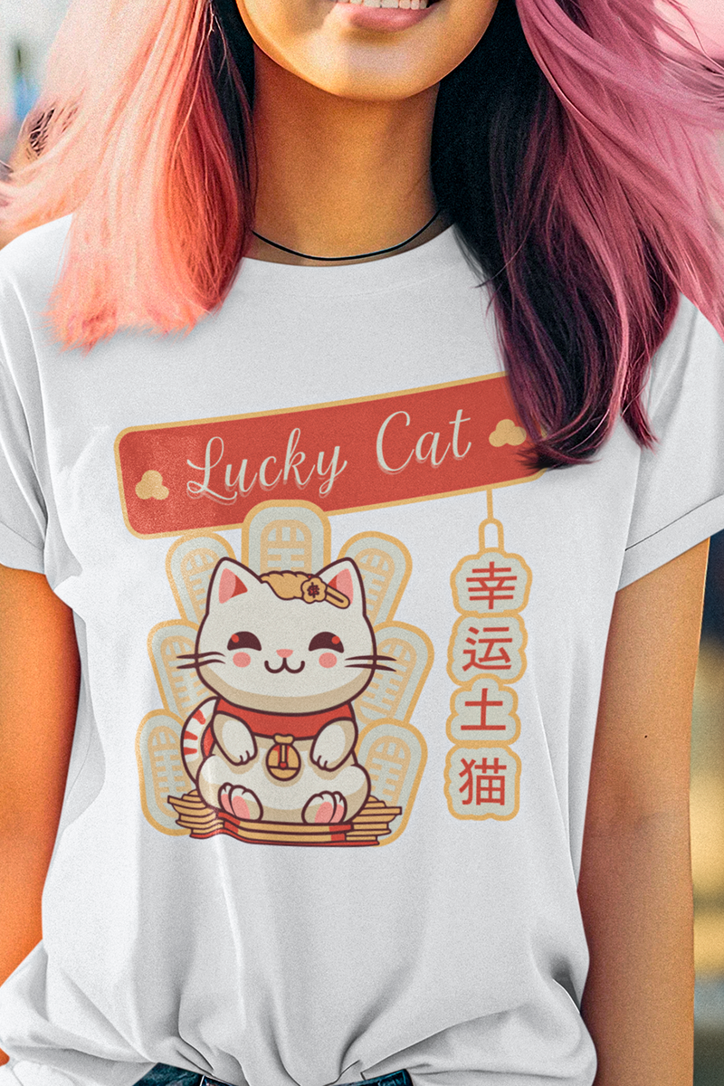 Nome do produto: Lucky Cat - Baby Look