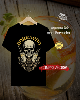 Nome do produtoCamiseta Soy Caveira - Borracho