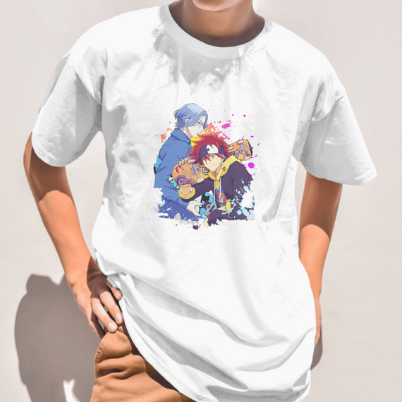 Camiseta anime - SK8 the infinity, Reki e Langa