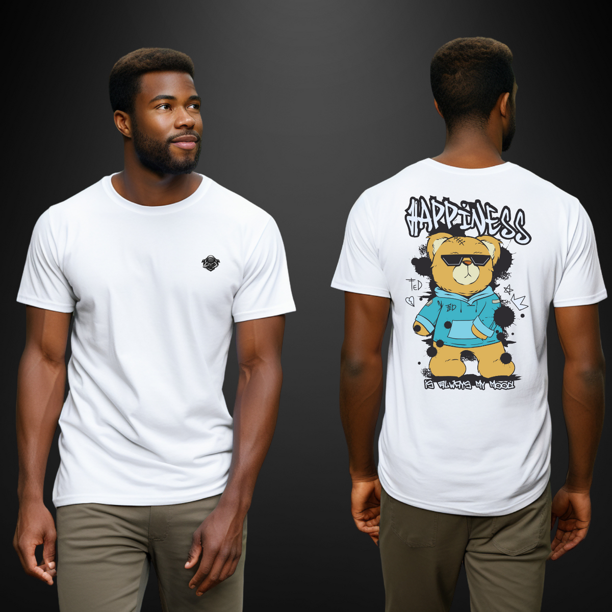 Nome do produto: T-Shirt Prime - Happiness