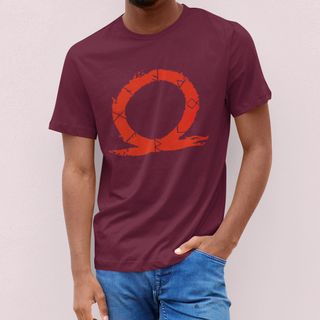 Nome do produtoCAMISETA GOD OF WAR LOGO VERMELHA