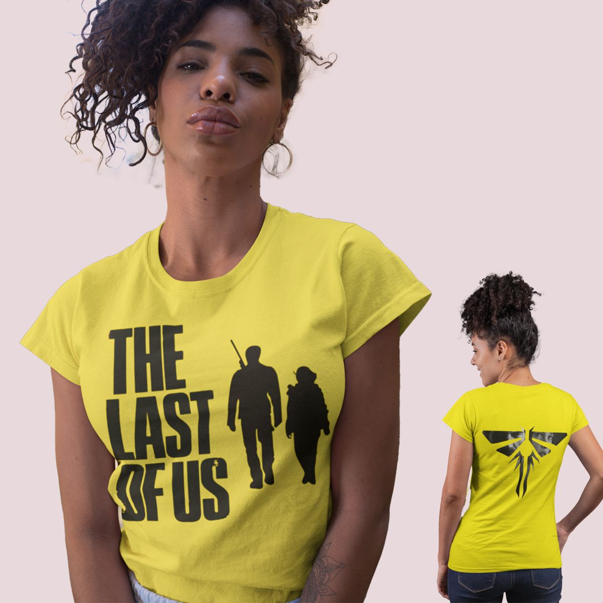 Nome do produto: CAMISETA FEMININA BABY LONG THE LAST OF US DOUBLE