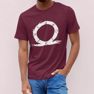 Nome do produtoCAMISETA GOD OF WAR LOGO BRANCA (VÁRIAS CORES)