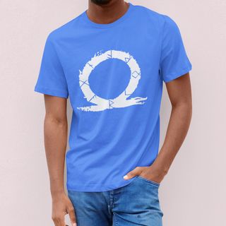 Nome do produtoCAMISETA GOD OF WAR LOGO BRANCA (VÁRIAS CORES)