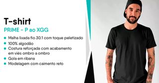 Nome do produtoCAMISETA PRIME BRANCA COD MOBILE 