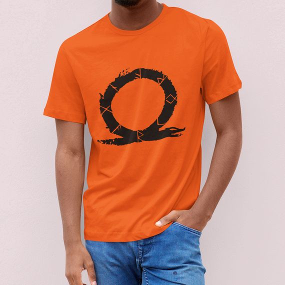 CAMISETA GOD OF WAR LOGO PRETA (VÁRIAS CORES)