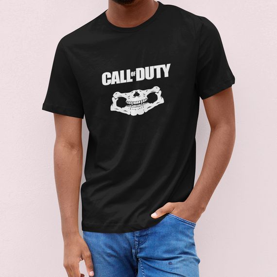 CAMISETA PRIME PRETA COD GHOST EDITION