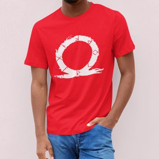 Nome do produtoCAMISETA GOD OF WAR LOGO BRANCA (VÁRIAS CORES)