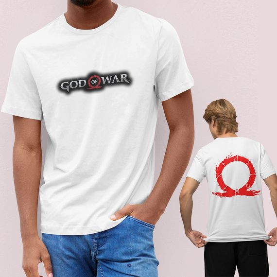 CAMISETA QUALITY GOD OF WAR LOGO (VÁRIAS CORES)