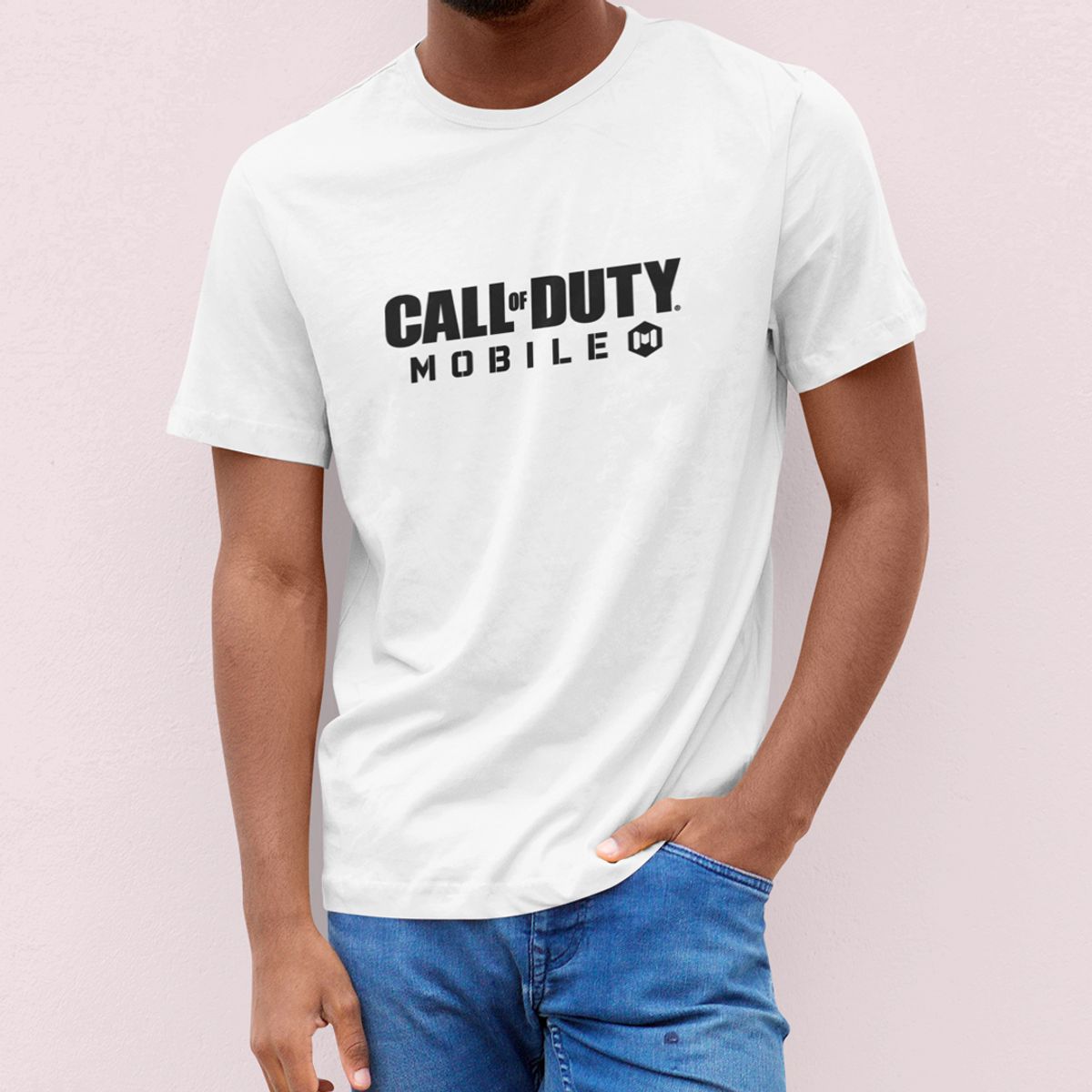 Nome do produto: CAMISETA PRIME BRANCA COD MOBILE 