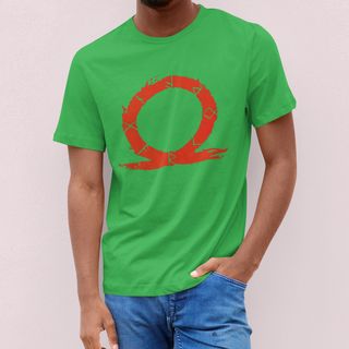 Nome do produtoCAMISETA GOD OF WAR LOGO VERMELHA