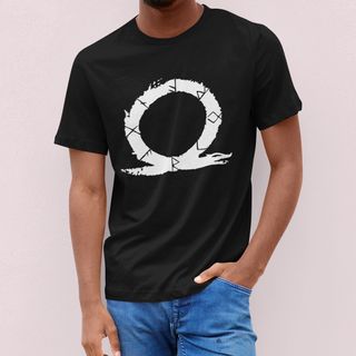 Nome do produtoCAMISETA GOD OF WAR LOGO BRANCA (VÁRIAS CORES)