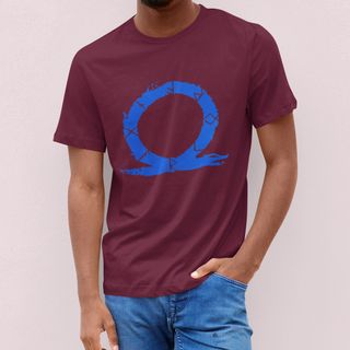 Nome do produtoCAMISETA GOD OF WAR LOGO AZUL (VÁRIAS VEZES)